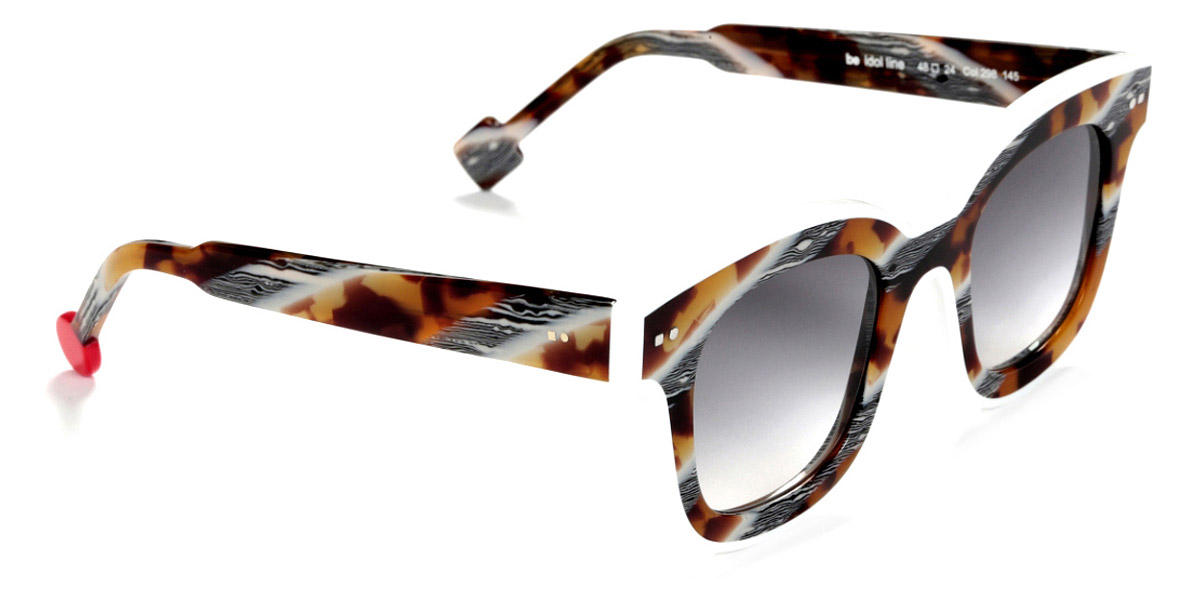 『5年保証』 Rectangle Sun Line Idol Be Be™ Sabine Sunglasses EyeOns.com | ジャケット・アウター