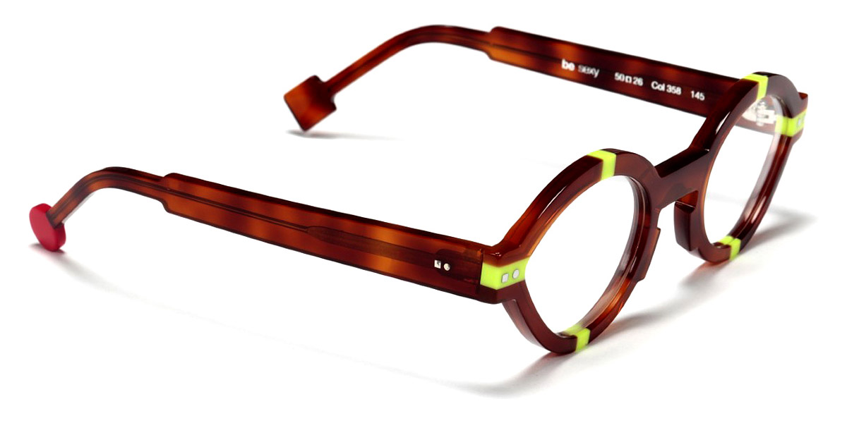 Color: Shiny Blonde Tortoise/Shiny Neon Yellow (358) - Sabine Be SBESEX358155450