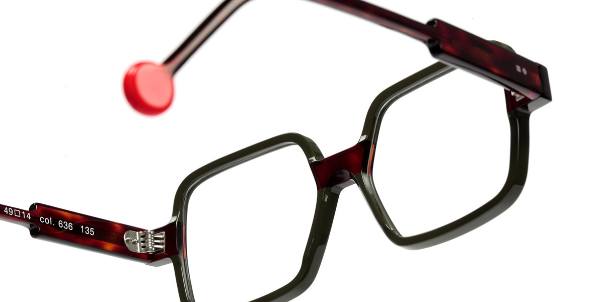 Color: Shiny Khaki/Shiny Cherry Tortoiseshell (636) - Sabine Be SBEMCLUS636196049
