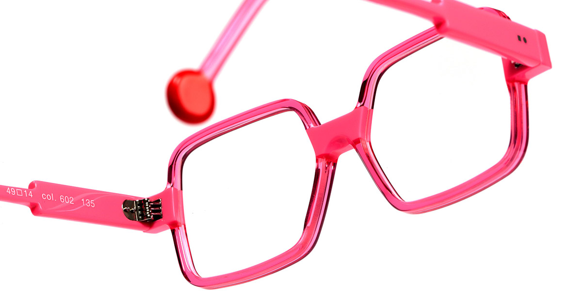 Color: Shiny Translucent Raspberry/Shiny Neon Pink (602) - Sabine Be SBEMCLUS602192649