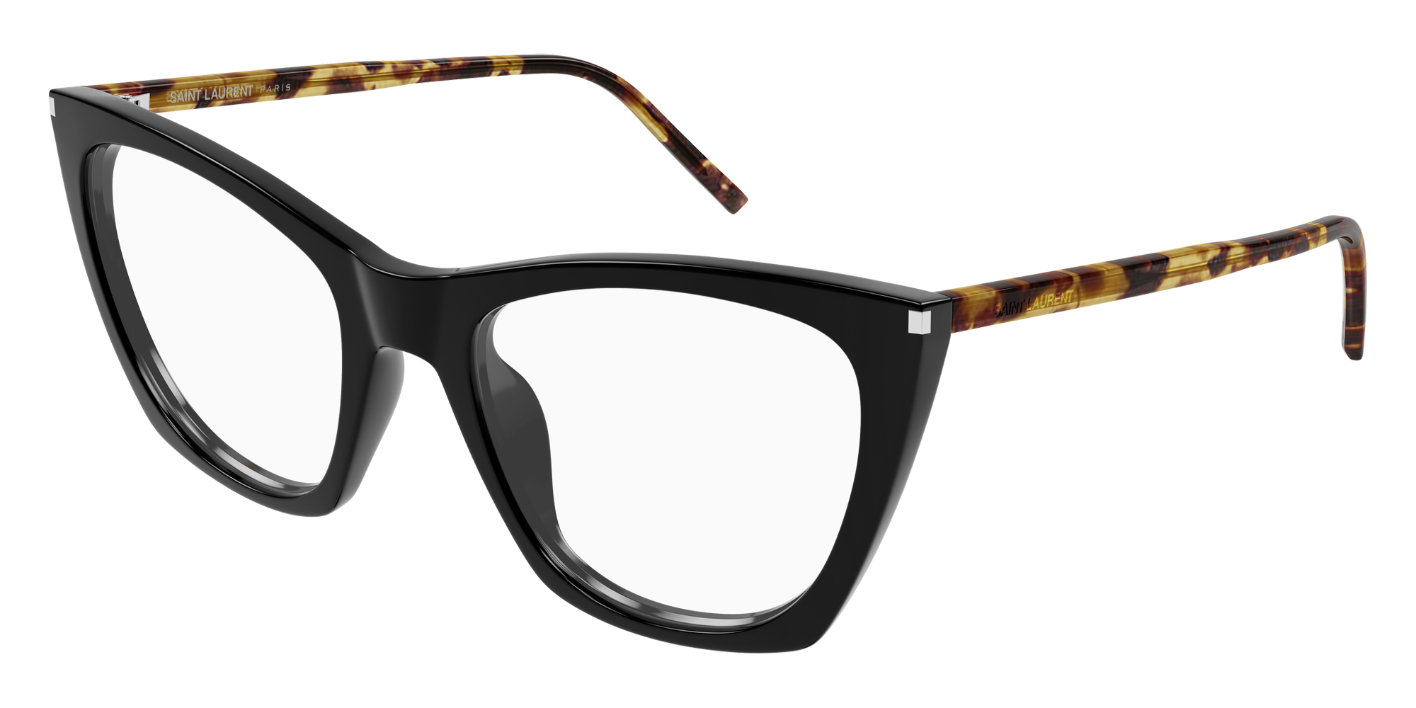 Color: Black/Havana (006) - Saint Laurent SL214KATETHINOPT00655