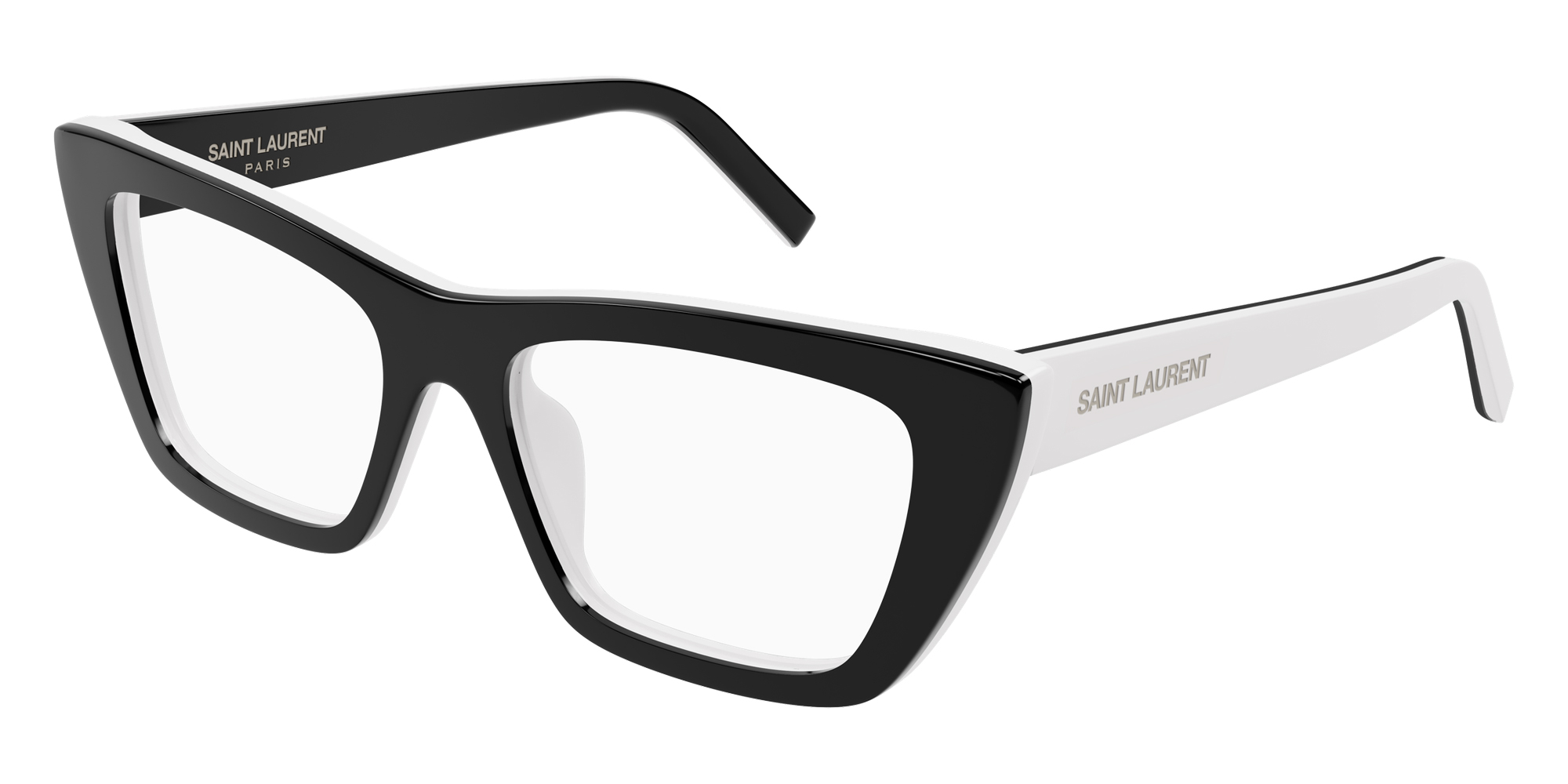 Color: Black/White (009) - Saint Laurent SL276MICAOPT00953