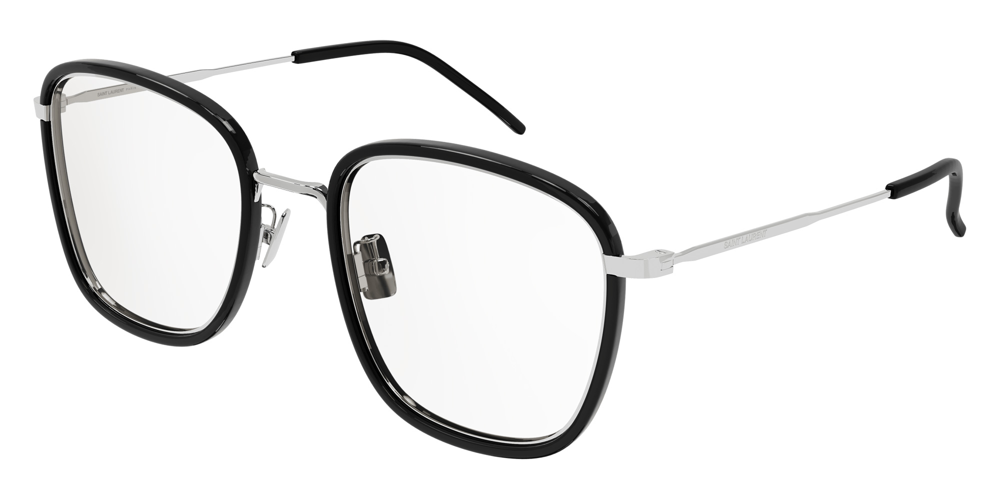 Color: Silver (001) - Saint Laurent SL440/FOPT00154
