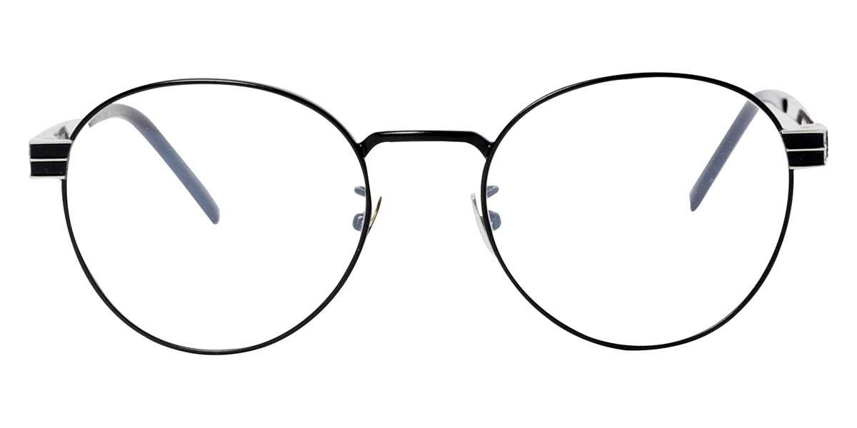 Saint Laurent™ SL M63 002 52 Black/Silver Eyeglasses