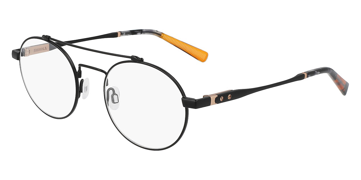 Shinola™ SH21001 001 49 Satin Black Eyeglasses