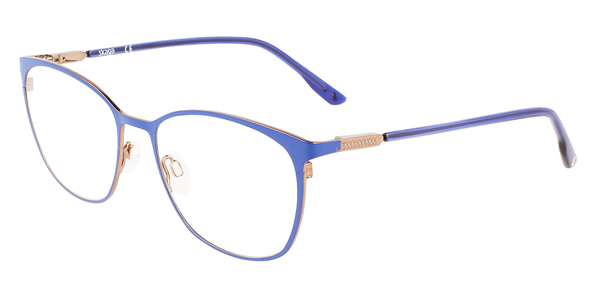 Skaga™ SK2134 STRAND 434 53 Blue Semimatte Eyeglasses