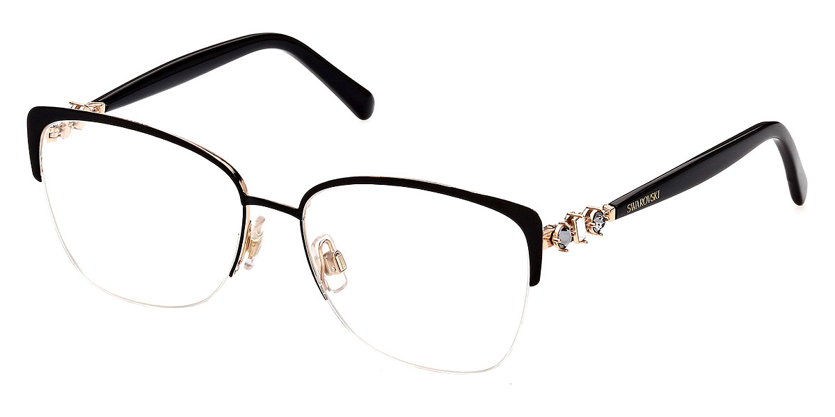 Swarovski™ SK5444 Browline Eyeglasses | EyeOns.com