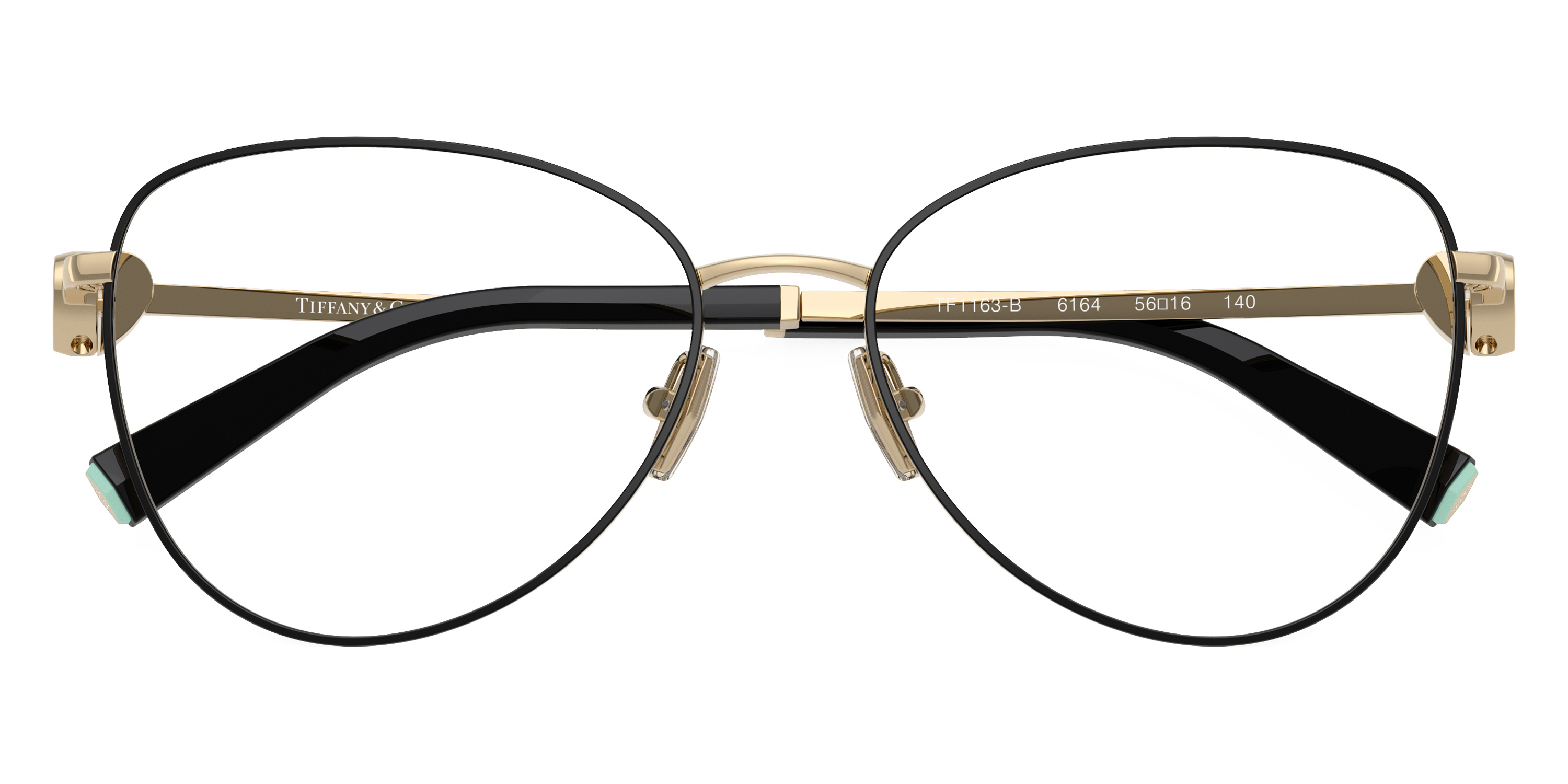 Color: Black on Pale Gold (6164) - Tiffany TF1163B616456