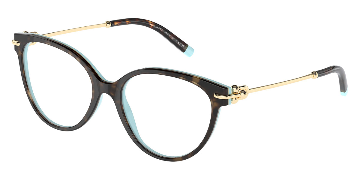 Color: Havana on Tiffany Blue/Pale Gold (8134) - Tiffany TF2217813453