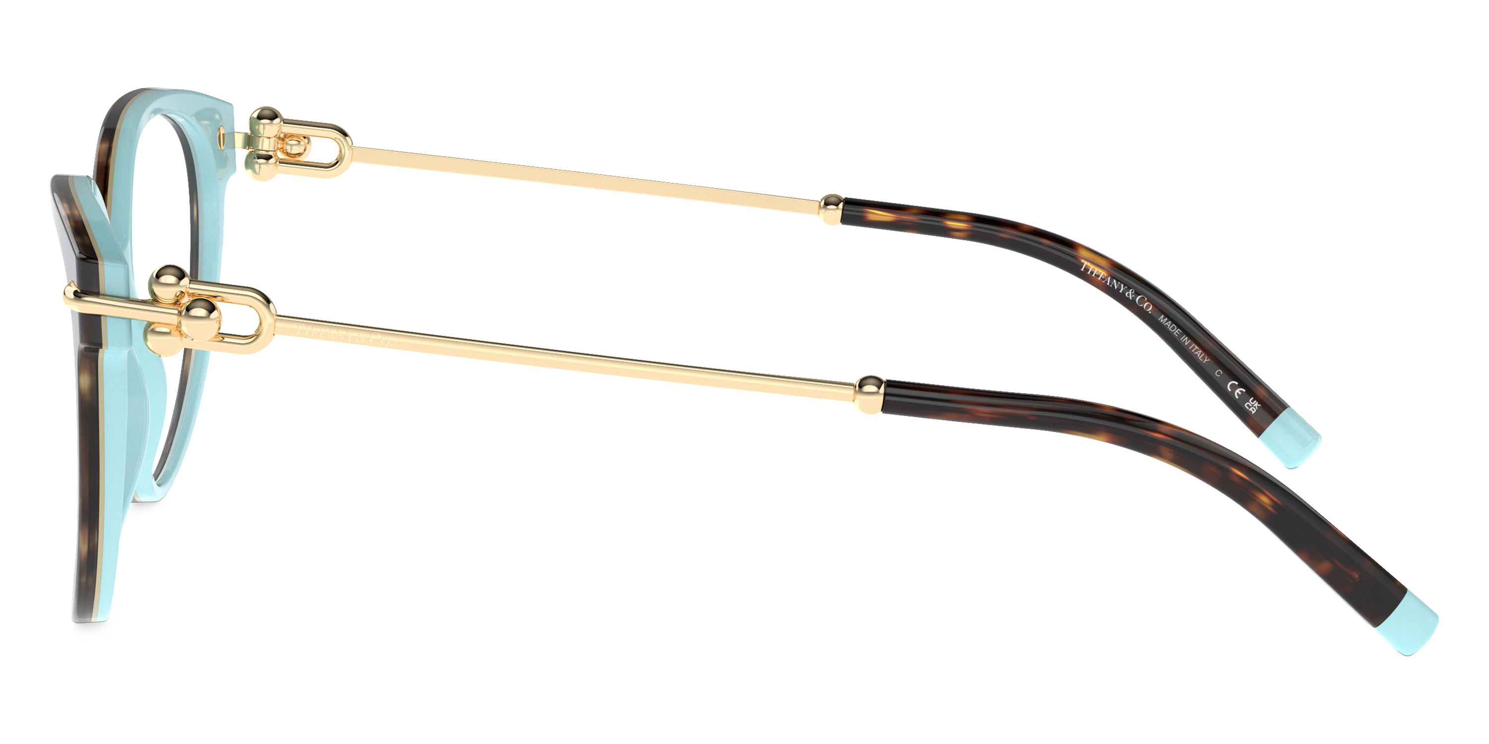 Color: Havana on Tiffany Blue/Pale Gold (8134) - Tiffany TF2217813453