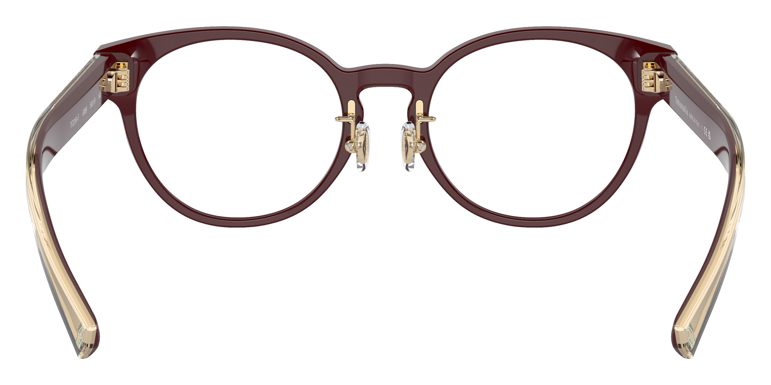 Color: Crystal on Burgundy (8389) - Tiffany TF2250F838950