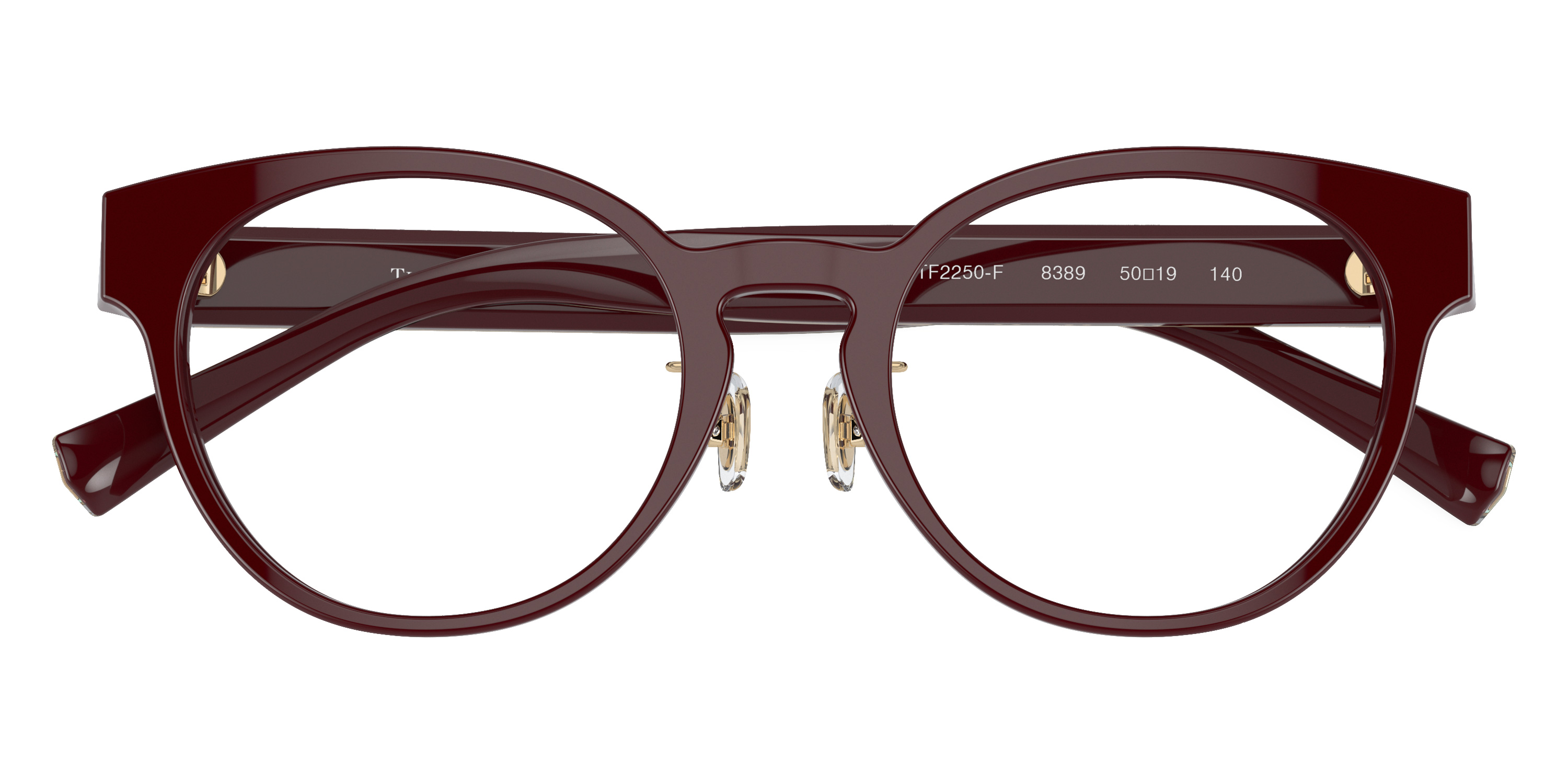 Color: Crystal on Burgundy (8389) - Tiffany TF2250F838950