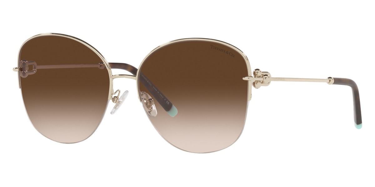 Tiffany™ TF3082 60213B 58 Pale Gold Sunglasses