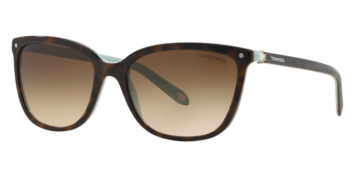 Color: Havana on Tiffany Blue (81343B) - Tiffany TF4105HB81343B55