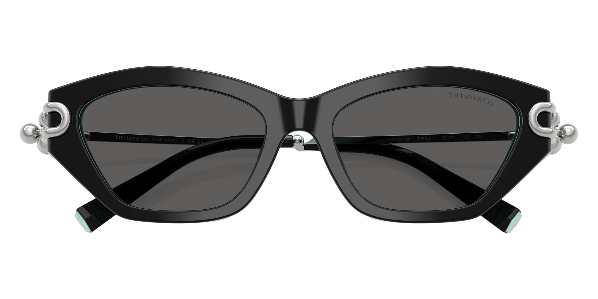 Color: Black on Tiffany Blue (8055S4) - TIFFANY TF4231U8055S453