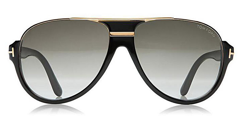Tom Ford™ FT0334 Dimitry 01P 59 Shiny Black/Shiny Rose Gold Sunglasses
