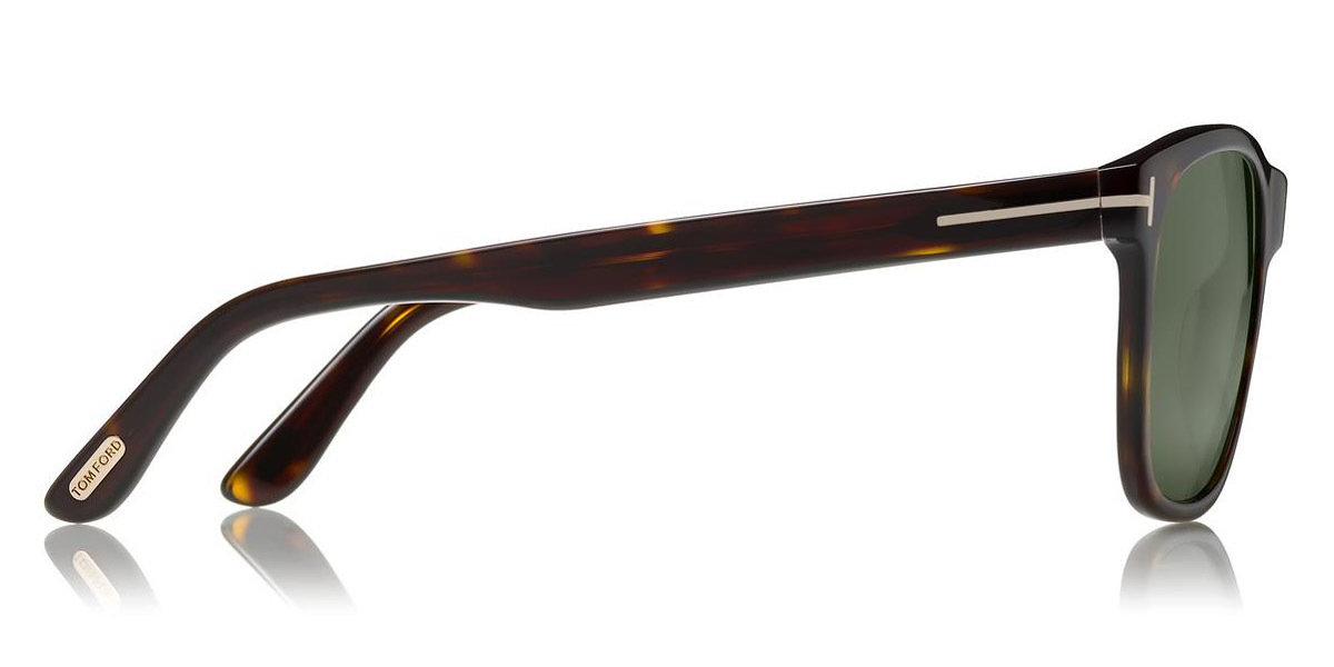 Blue Polarized 55mm  Sunglasses TF0595 Tom Ford ERIC FT0595 52D Dark Havana