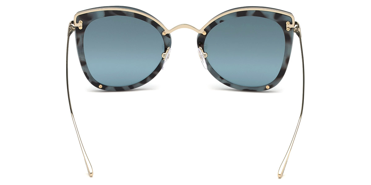Tom Ford FT0657 Charlotte 55X 62 Shiny Light Blue Shiny Pale Gold