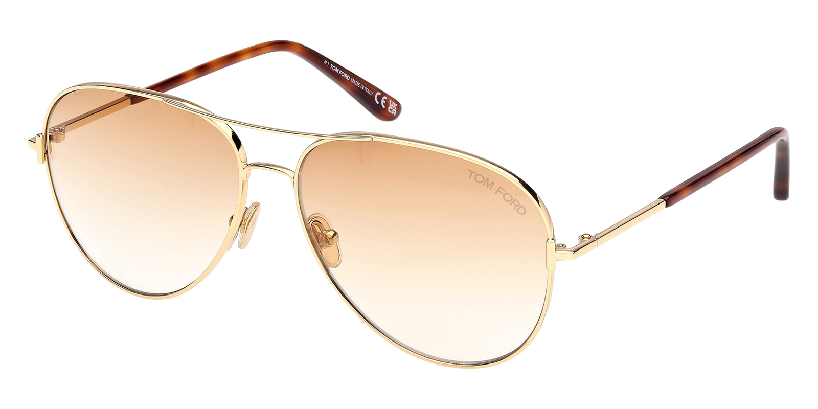 Color: Shiny Deep Gold/Blonde Havana (30F) - Tom Ford FT082330F59