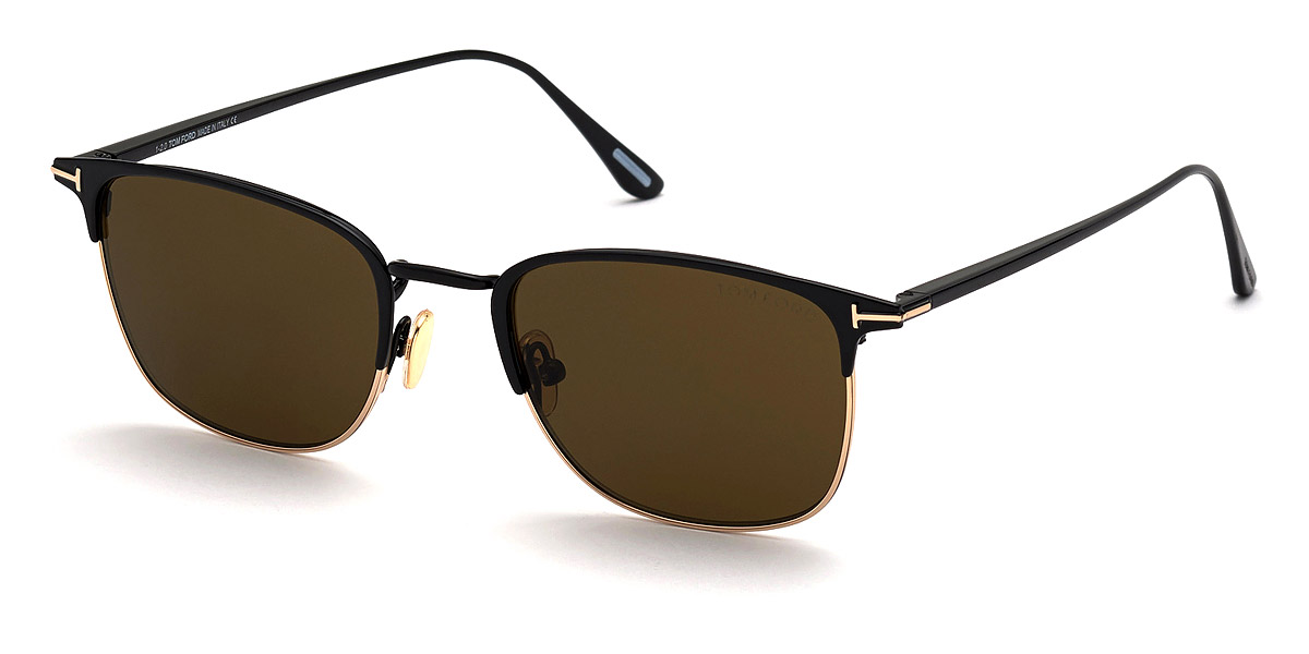 Tom Ford™ FT0851 Liv 01J 52 Shiny Black Sunglasses Tom Ford™ FT0851 Liv 01J 52 Shiny Black Sunglasses