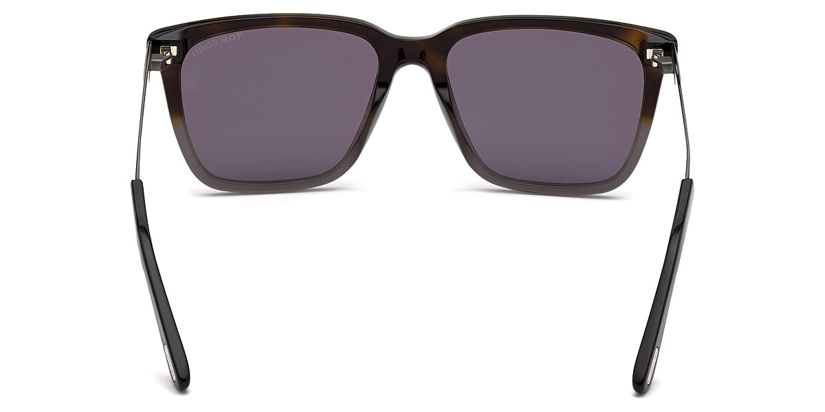 Color: Havana & Gray with Palladium (56C) - Tom Ford FT0862Garrett56C54