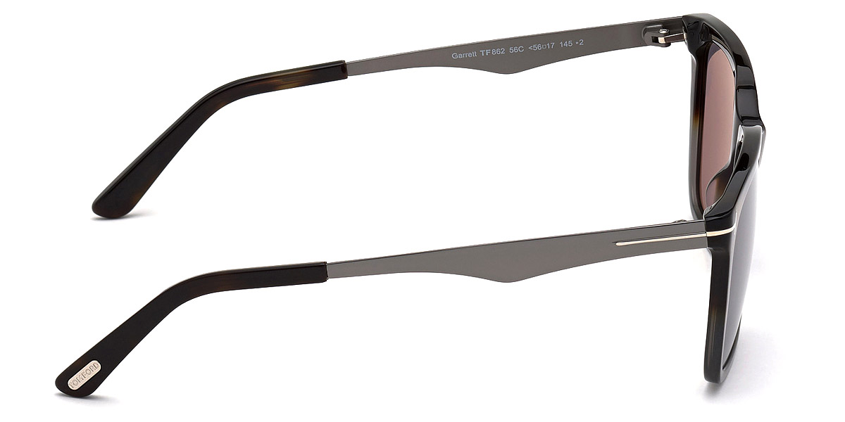 Color: Havana & Gray with Palladium (56C) - Tom Ford FT0862Garrett56C54