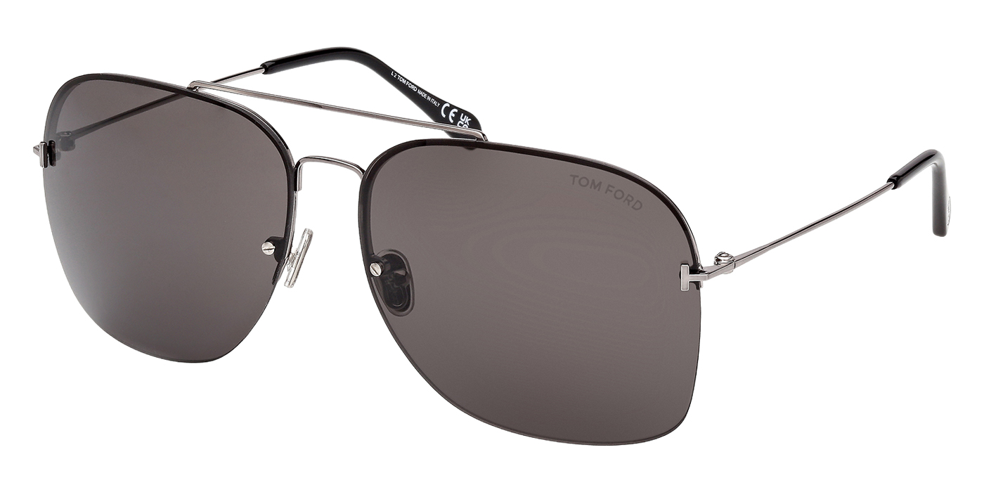 Color: Shiny Dark Ruthenium (12A) - Tom Ford FT088312A64