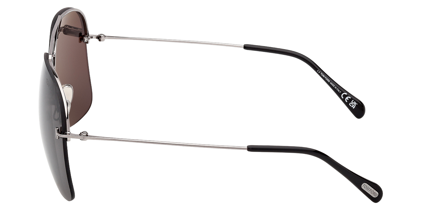 Color: Shiny Dark Ruthenium (12A) - Tom Ford FT088312A64