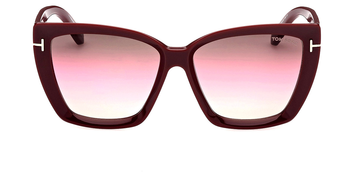 Tom Ford™ FT0920 Scarlet-02 69F 57 Shiny Burgundy Sunglasses