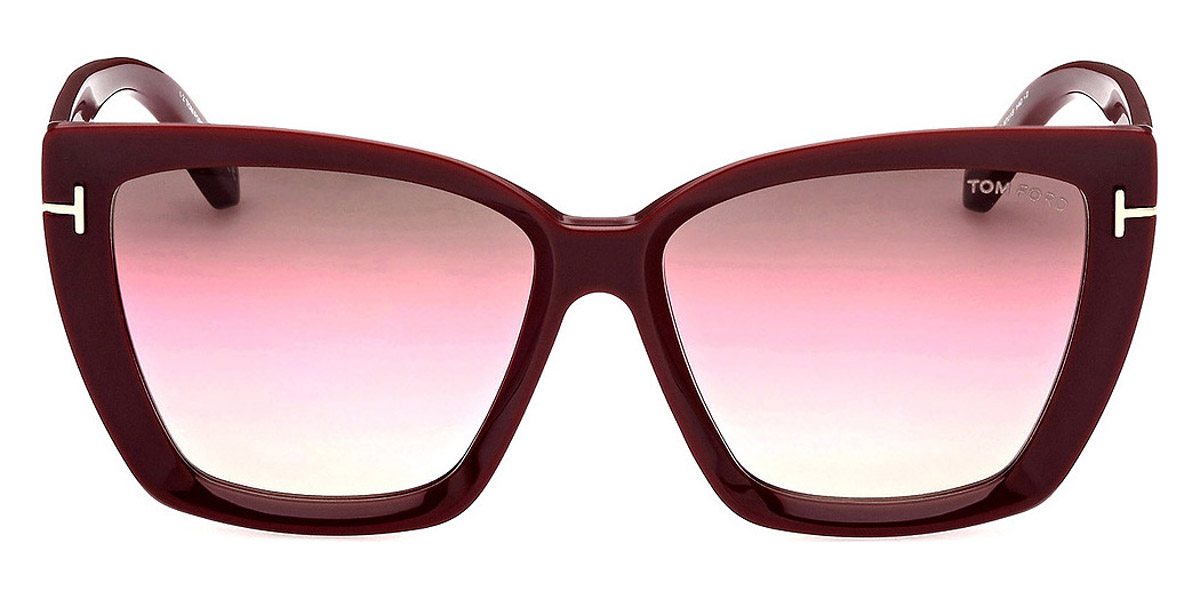 Tom Ford™ FT0920 Scarlet-02 69F 57 Shiny Burgundy Sunglasses