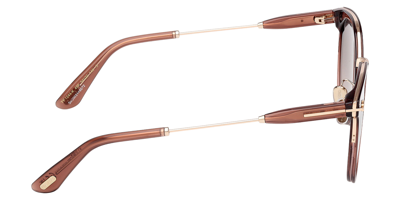 Color: Shiny Light Brown (45F) - Tom Ford FT1244-K45F54