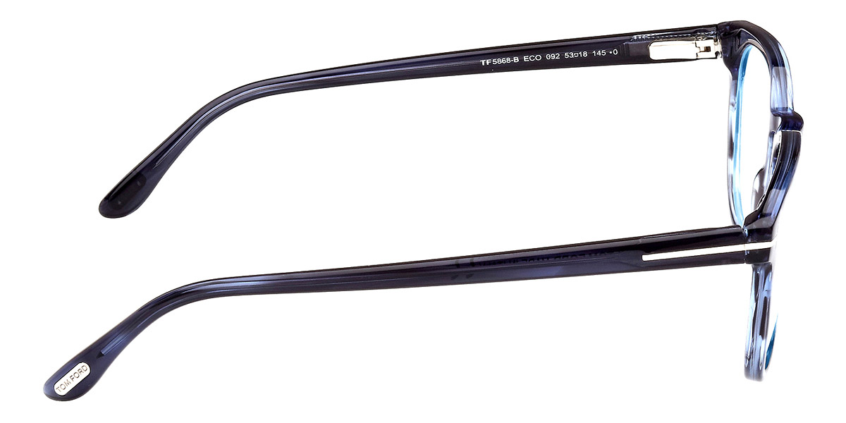 Color: Blue/Striped (092) - Tom Ford FT5868-B09253
