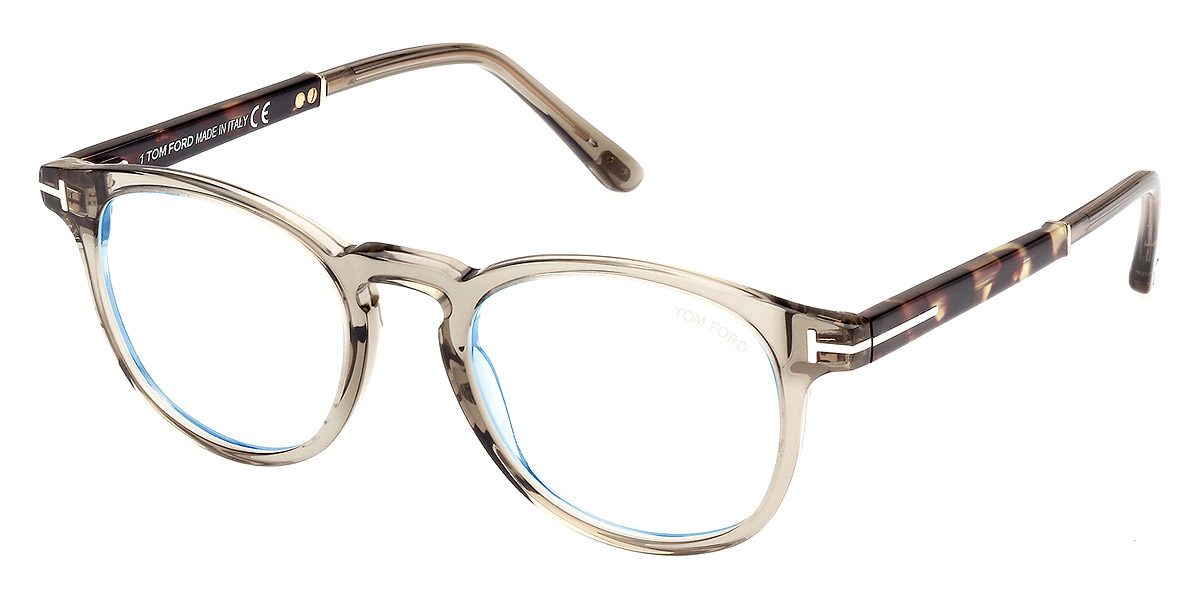 Color: Transparent Olive/Shiny Rose Gold/T Logo (095) - Tom Ford FT5891-B09549