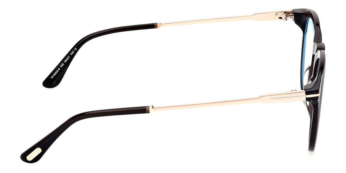 Color: Shiny Black/Shiny Rose Gold (005) - Tom Ford FT5905-B00549