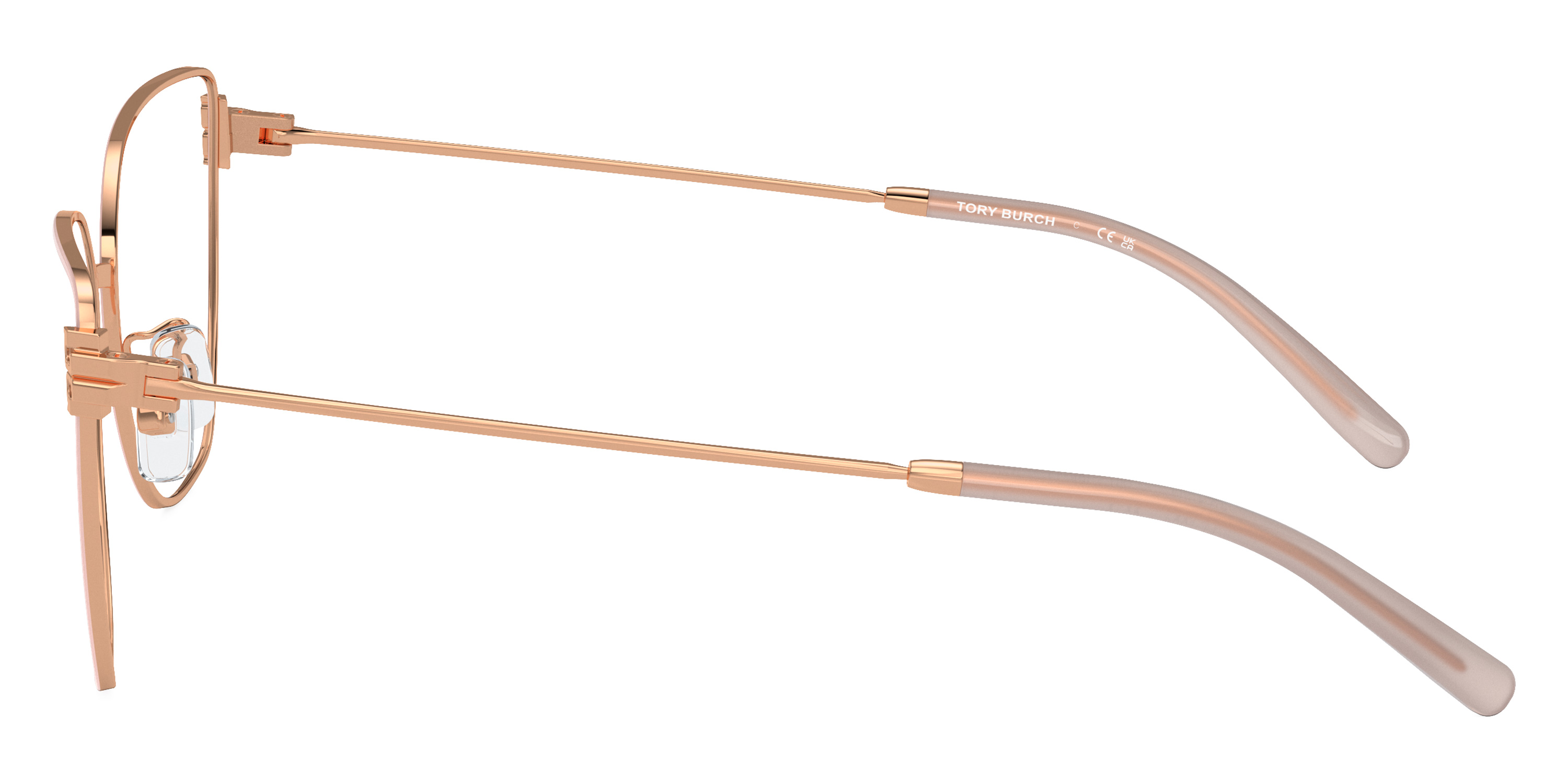 Color: Blush/Shiny Rose Gold (3340) - Tory Burch TY1084334055