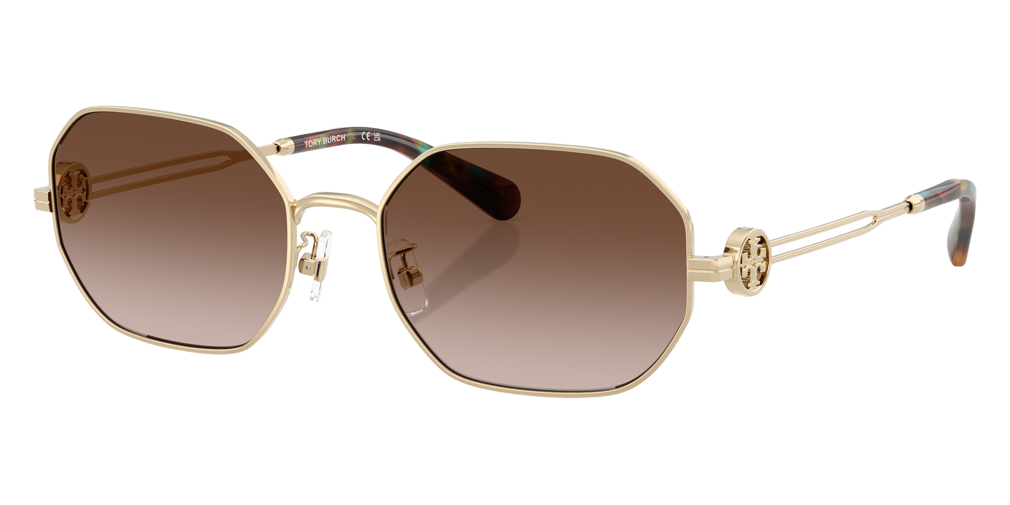 Color: Shiny Light Gold (334613) - Tory Burch TY611333461355