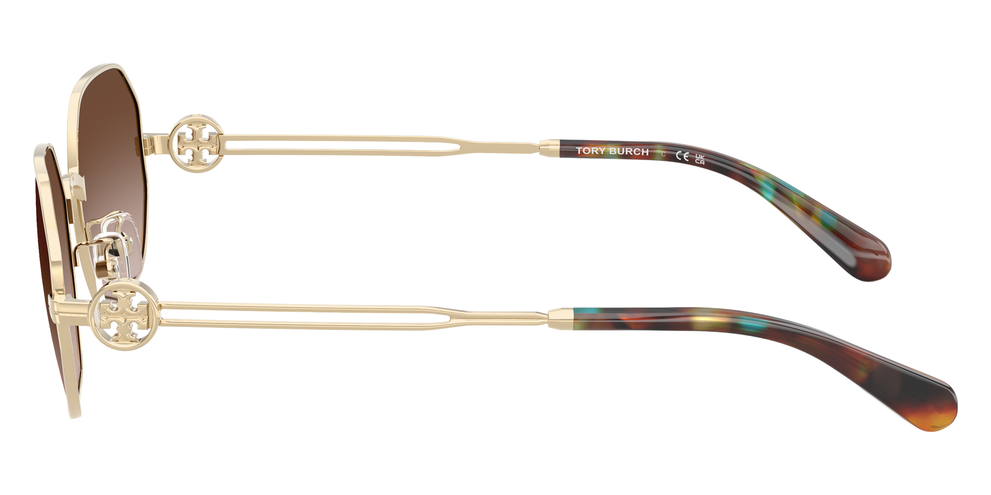 Color: Shiny Light Gold (334613) - Tory Burch TY611333461355