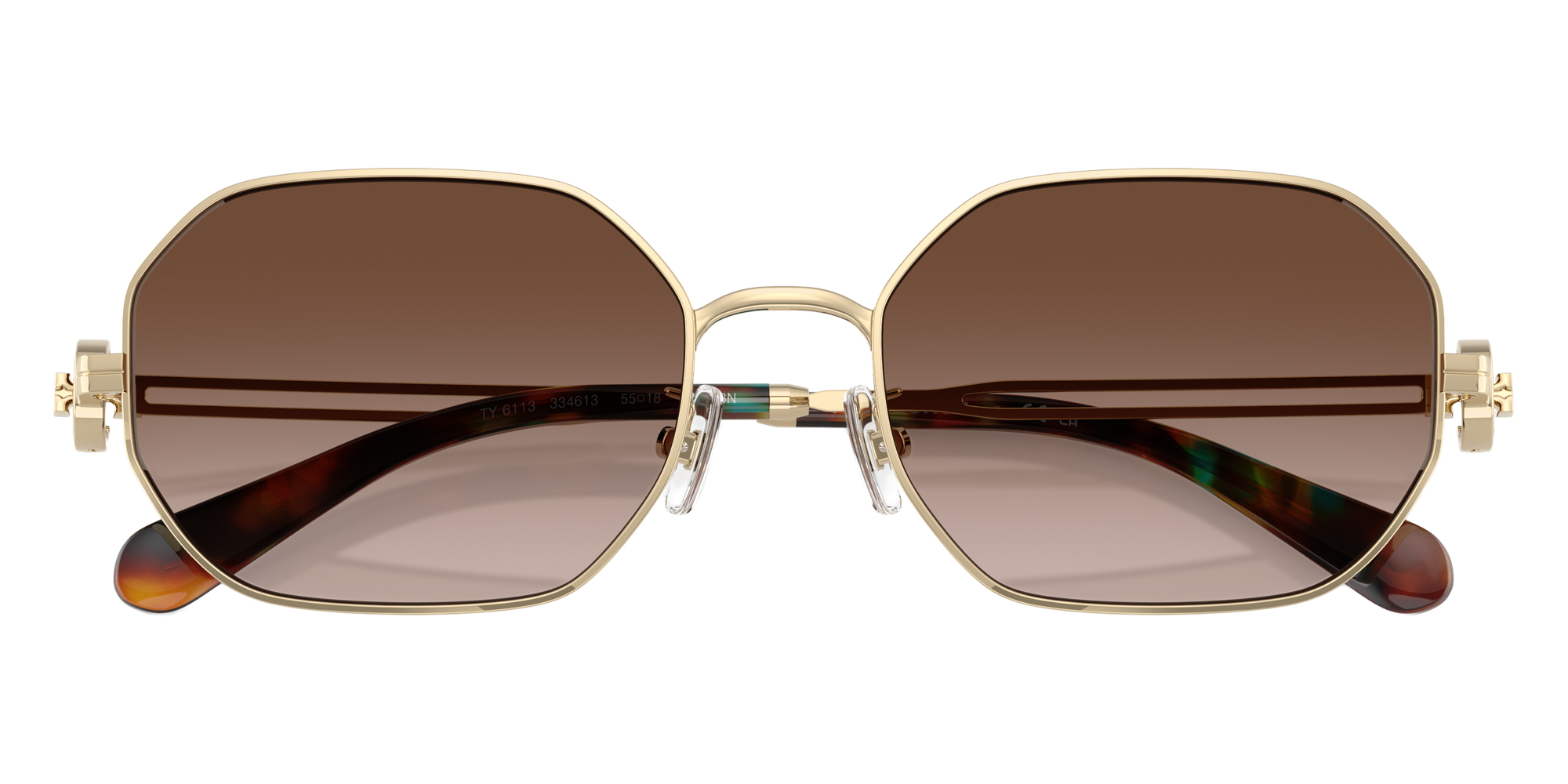 Color: Shiny Light Gold (334613) - Tory Burch TY611333461355