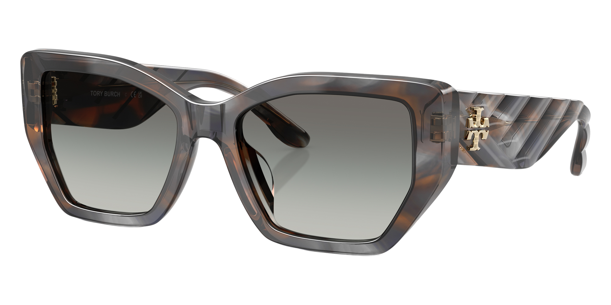 Color: Blue Smoke Tortoise (207111) - Tory Burch TY7187U20711153