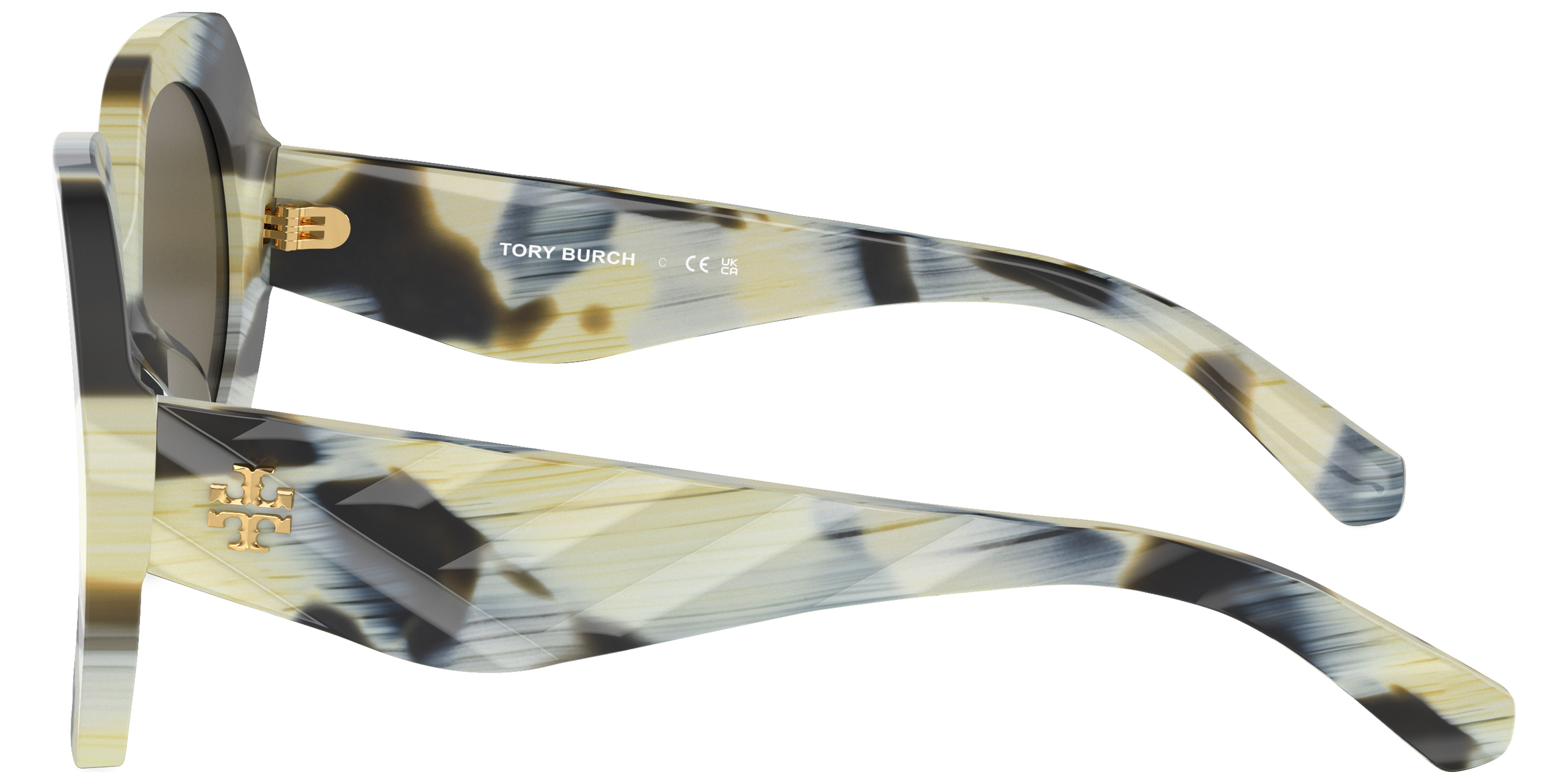 Color: Horn Brown-Ivory (194203) - Tory Burch TY7195U19420355