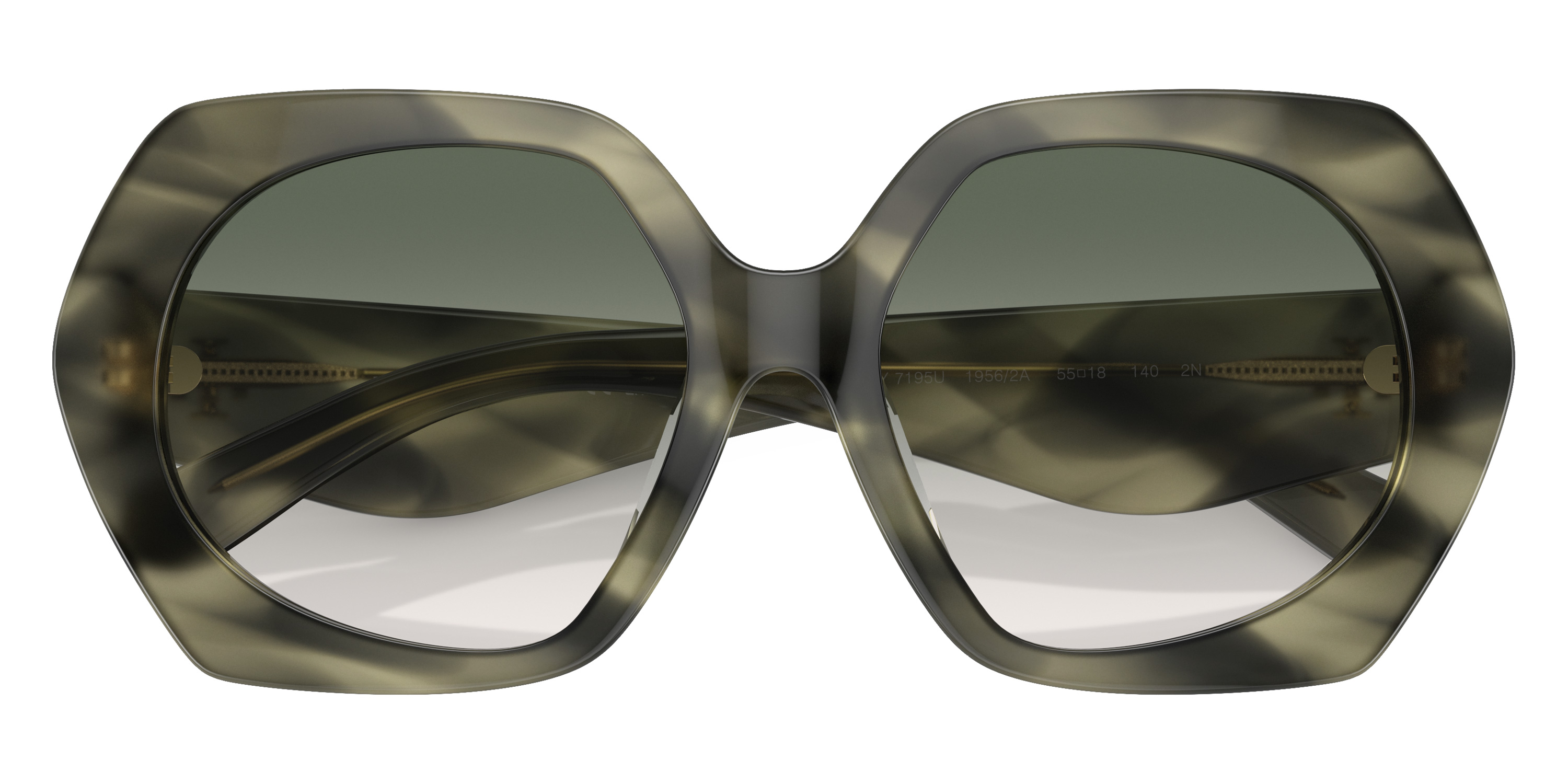 Color: Green Horn (19562A) - Tory Burch TY7195U19562A55