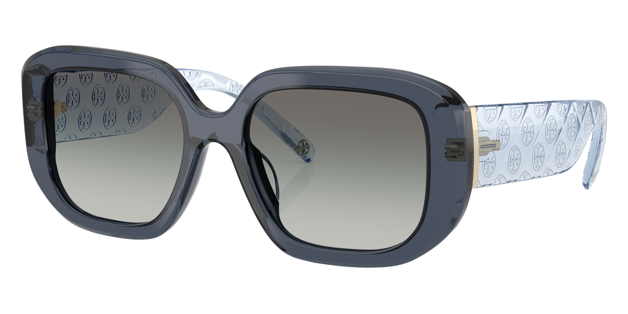 Color: Transparent Blue (196311) - Tory Burch TY7218U19631154