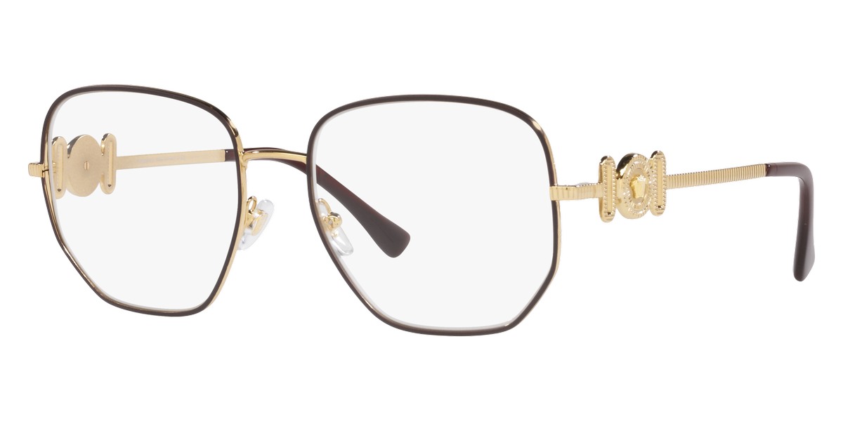 Versace™ VE1283 1480 56 Bordeaux/Gold Eyeglasses
