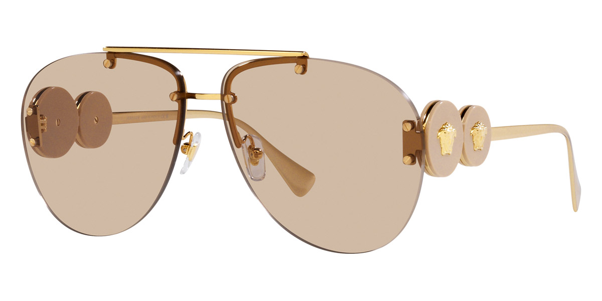 Versace™ VE2250 148693 63 Gold Sunglasses