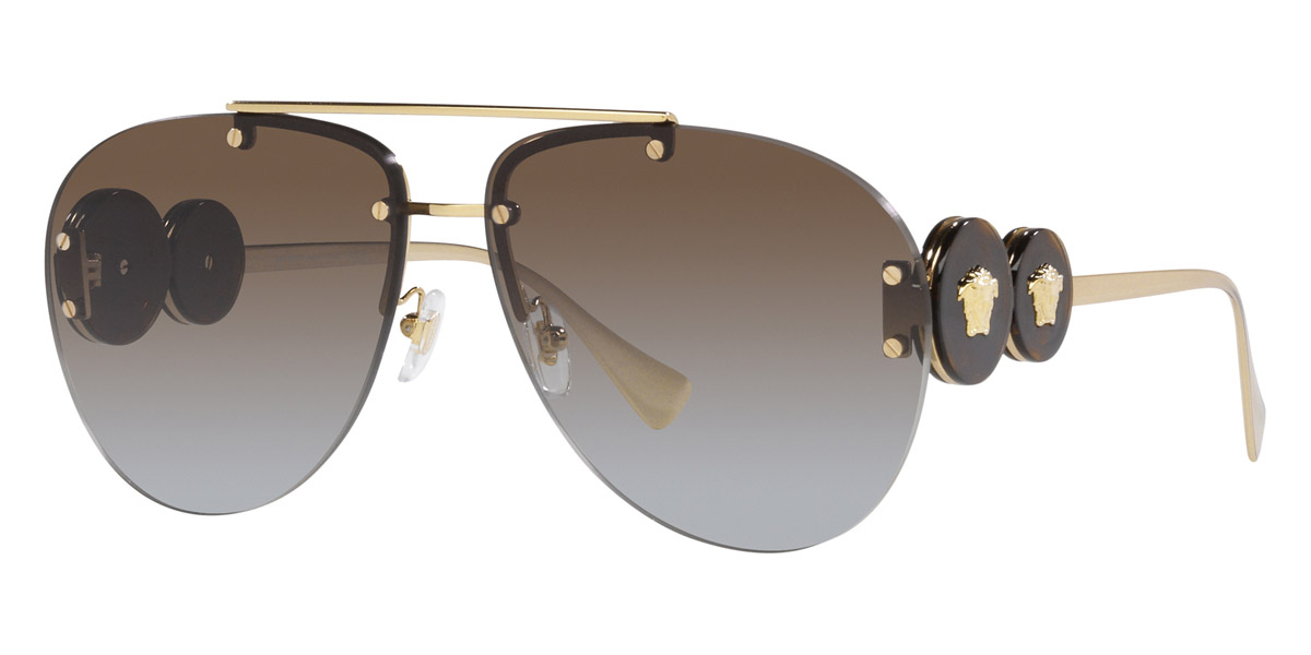 Versace™ VE2250 Aviator Sunglasses | EyeOns.com