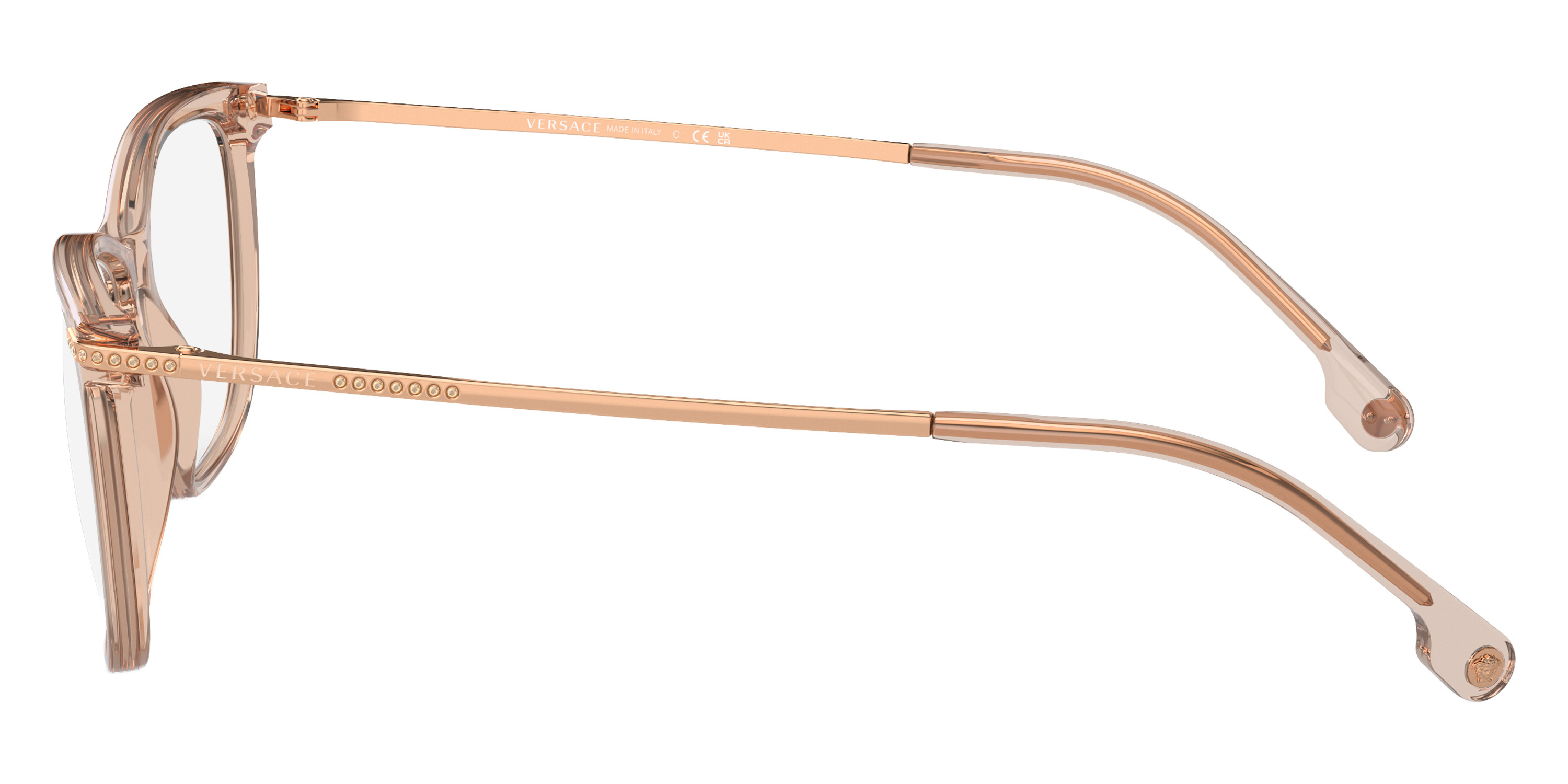 Color: Transparent Brown (5215) - VERSACE VE3274B521550