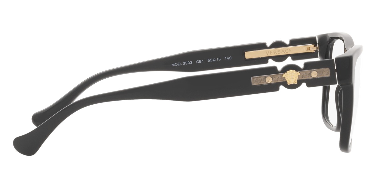 Color: Black (GB1) - Versace VE3303GB155