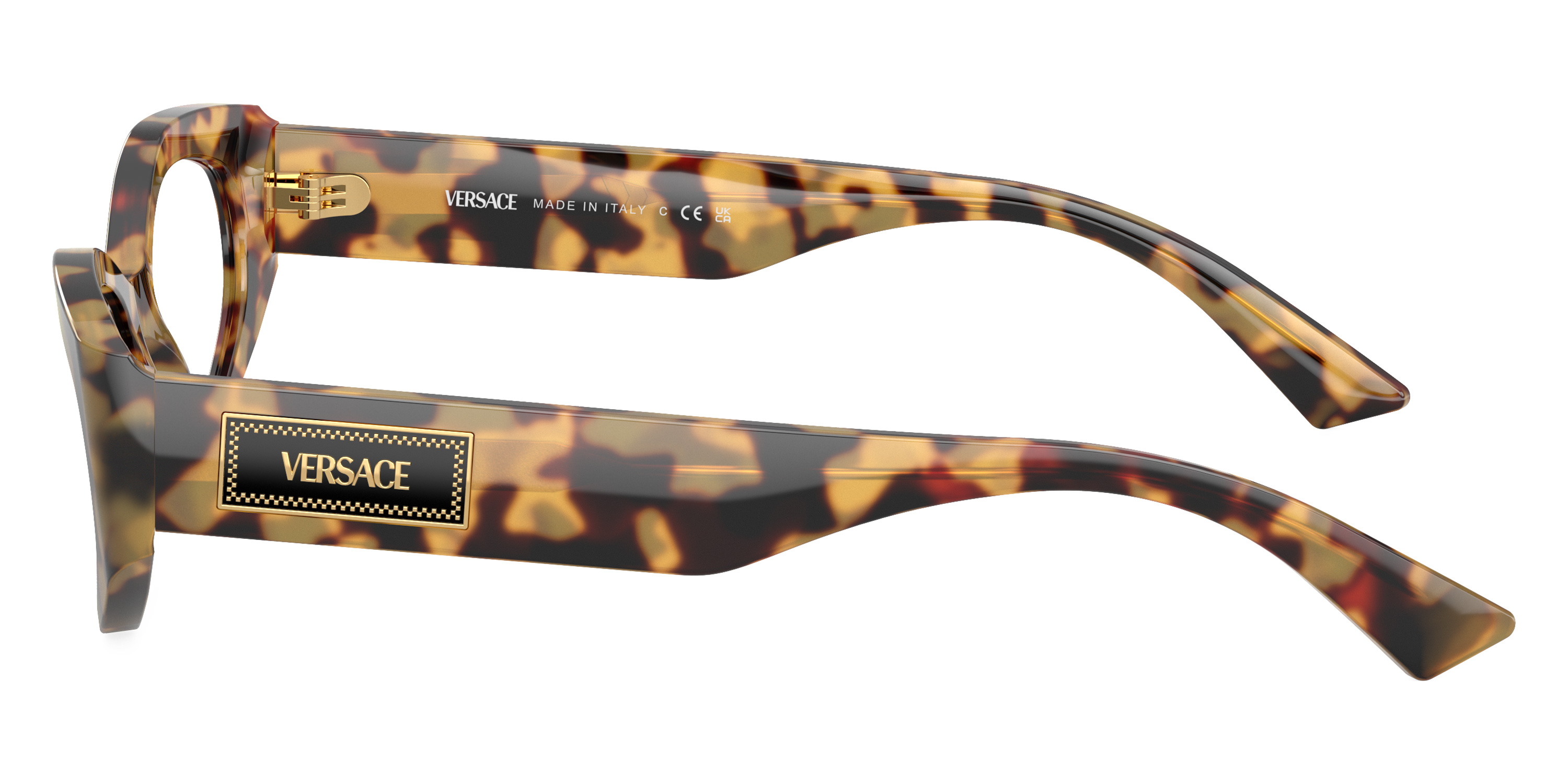 Color: Brown Yellow Havana (777) - Versace VE336977751