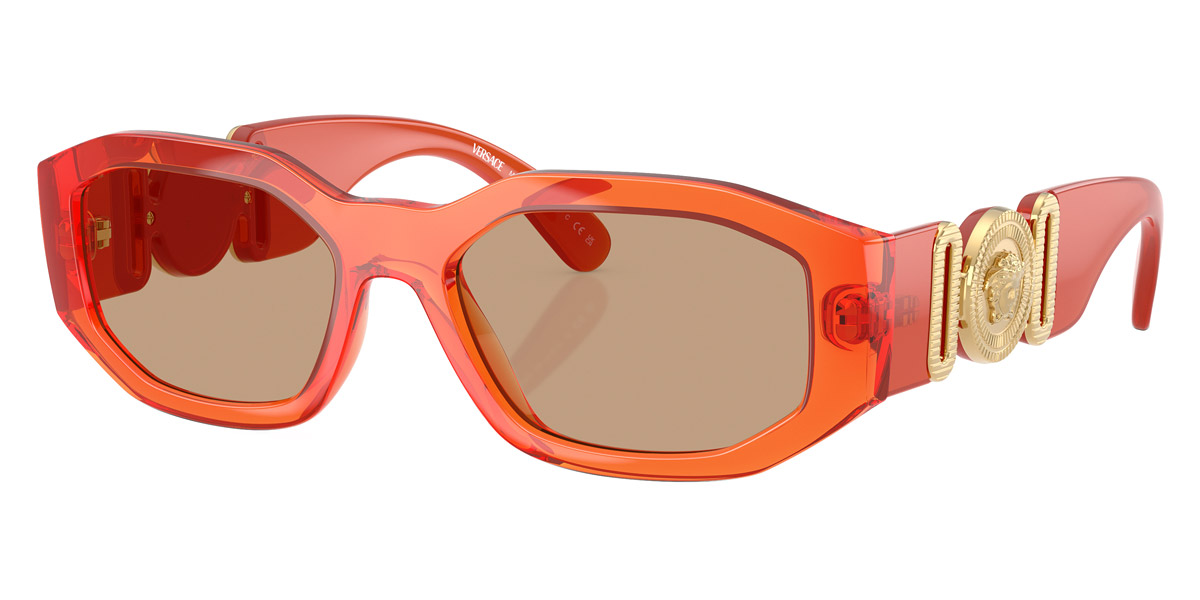 Color: Transparent Papaya/Opaline Papaya (552763) - Versace VE436155276353