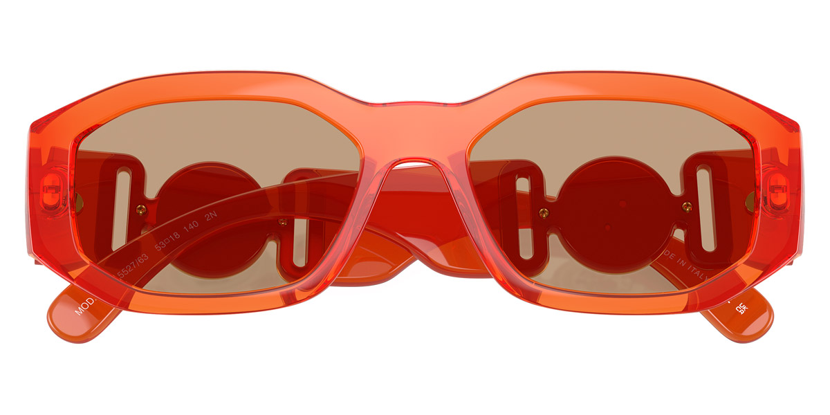 Color: Transparent Papaya/Opaline Papaya (552763) - Versace VE436155276353